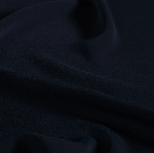 [NO-26005-008] Heavy Crêpe Navy