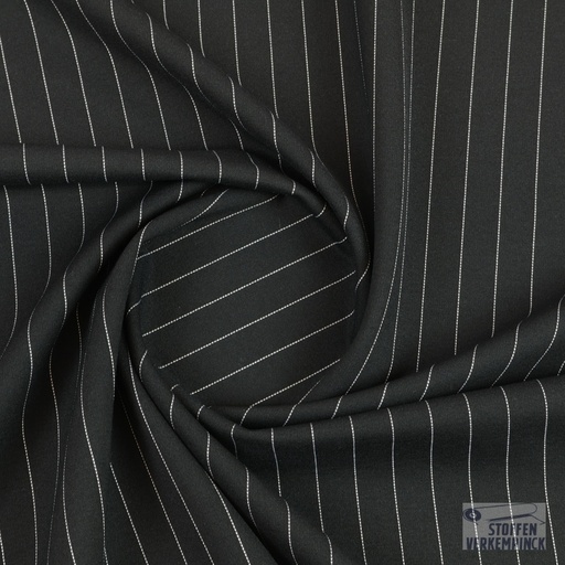 [NO-60315-069] Punta Di Roma Chalk Stripe Black