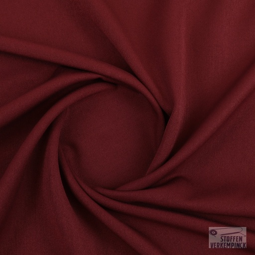 [NO-01615-018] Bi-stretch Gabardine Bordeaux