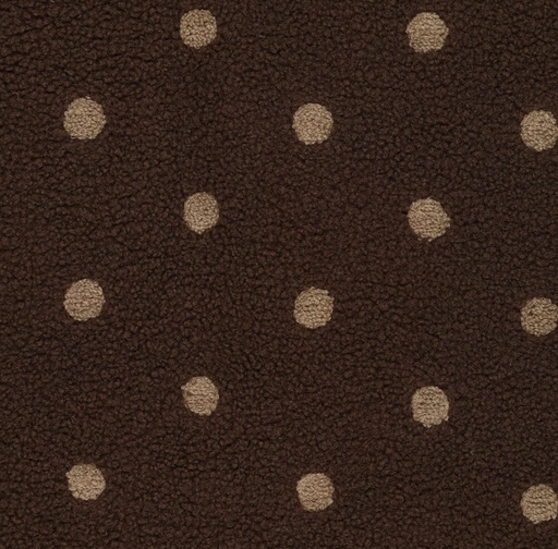 [KI-23176-100] Teddy Dot Embroidery Brown