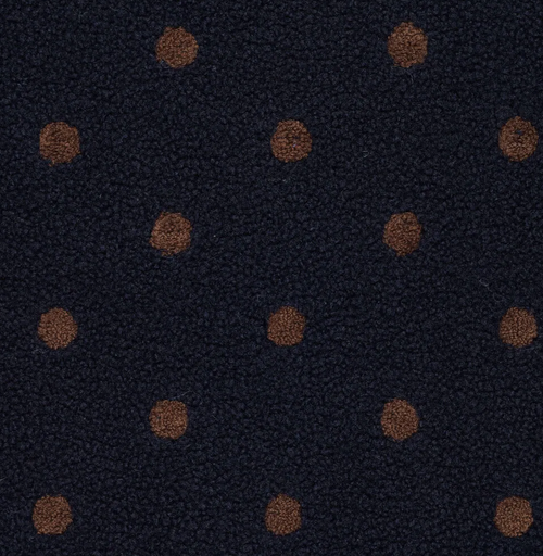 [KI-23176-600] Teddy Dot Embroidery Navy