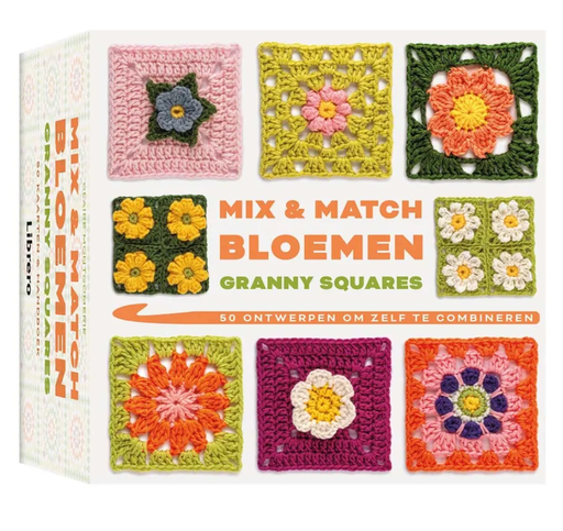 [DBF-9999-1185] BOEK - Mix & Match granny squares - bloemen - C. Montgomerie