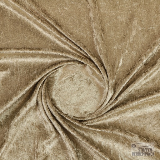 [NO-05666-054] Crushed Velours Beige