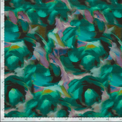 [NO-26043-024] Ponti di Roma Floral Impression Petrol