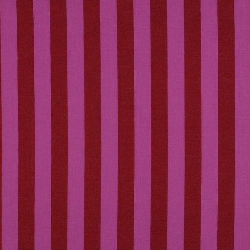 [VE-02972-003] Cotton YD Stripes 22mm. Red/Fuchsia