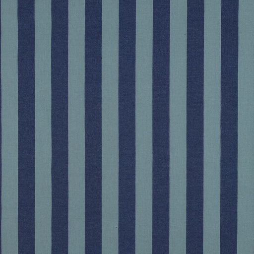 [VE-02972-004] Cotton YD Stripes 22mm. Dusty Blue/Green