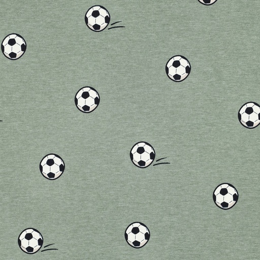 [VE-02185-017] Jersey Melange Soccerballs Green