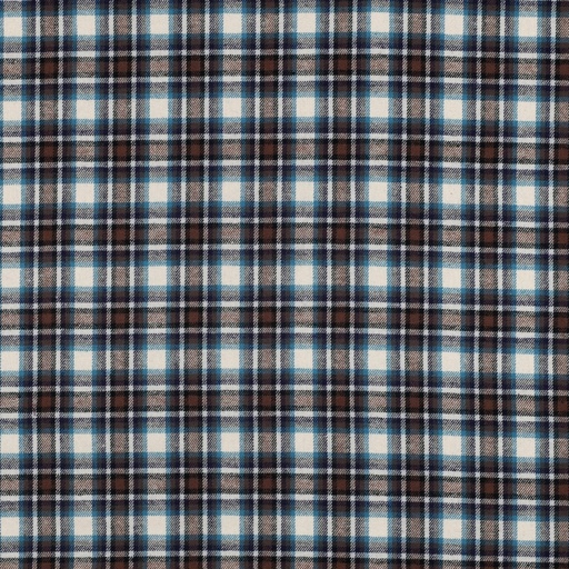 [VE-04791-001] Cotton Yarn Dyed Brushed Checks Light Beige