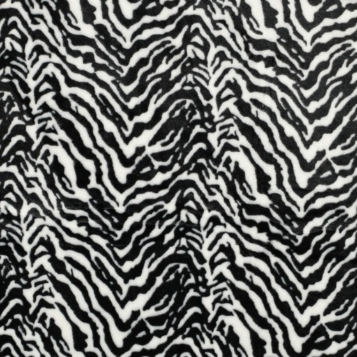 [VE-04856-001] Wellnessfleece Print Zebra Black