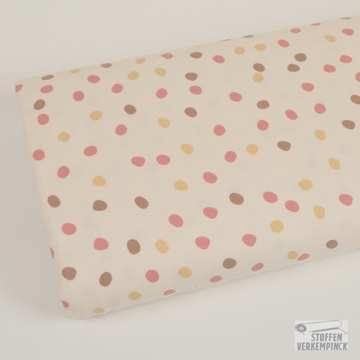[KV-S2862R-3676] Jersey Print Dots - Powder