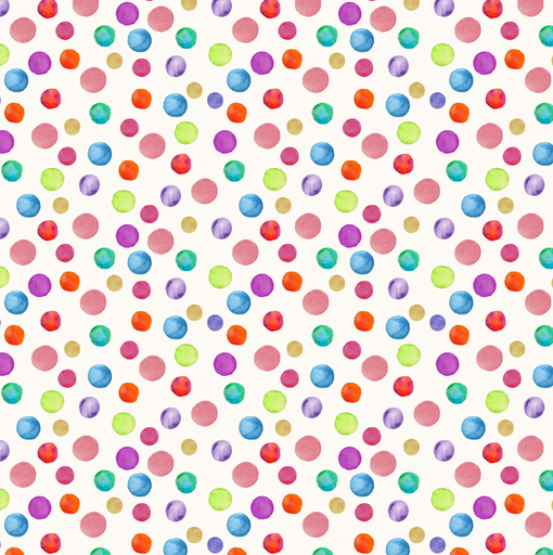 [QT-S60021-510] French Terry Digital Dots Ecru