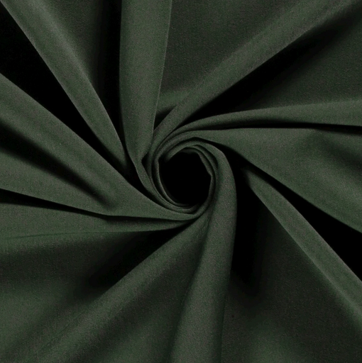 [NO-01615-128] Bi-stretch Gabardine Donker Groen