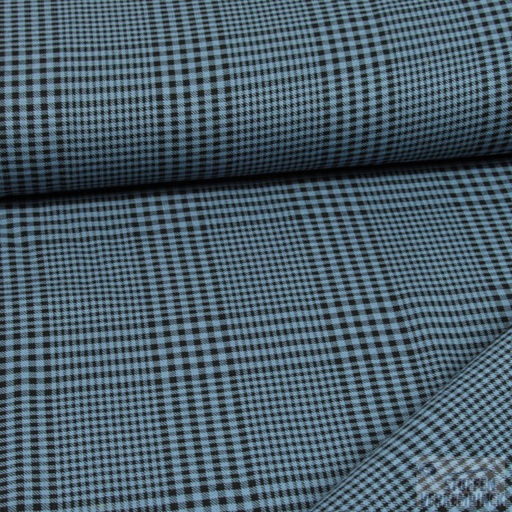 [HE-205.227-5028] Bloes of Hemd Ruit Blauw/Zwart