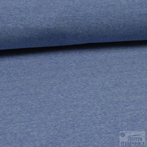 [HE-131.261-5027] Boordstof Mélange Blauw