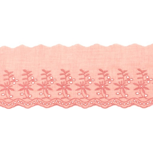 [KV-31464] Broderie Kant Dubbele Bloem