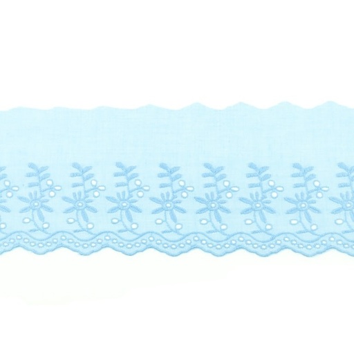 [KV-31460] Broderie Kant Dubbele Bloem