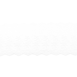[KV-31469] Broderie Kant Dubbele Bloem