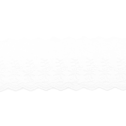 [KV-31469] Broderie Kant Dubbele Bloem