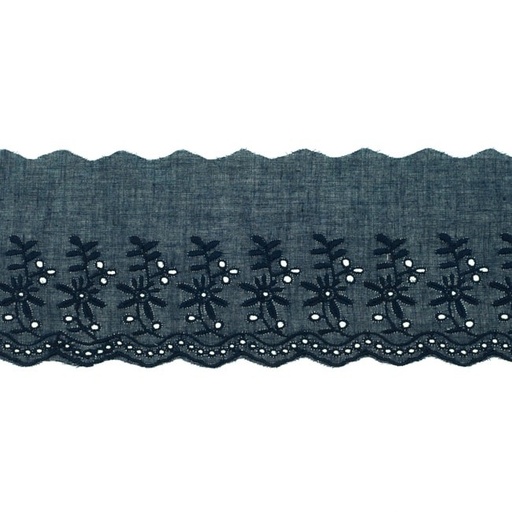 [KV-31462] Broderie Kant Dubbele Bloem