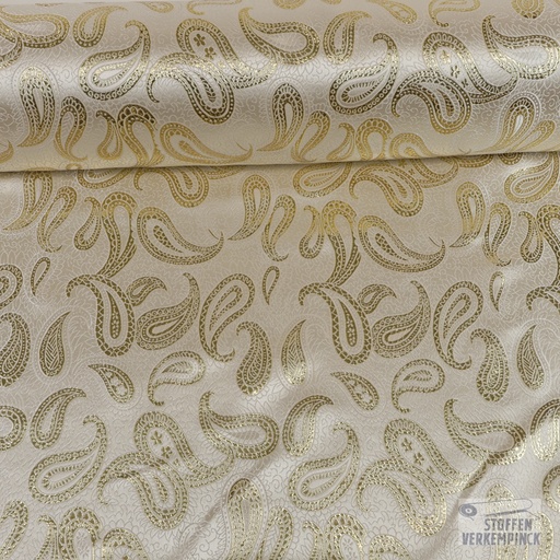 [JO-4856-80] Brokaat Paisley Goud