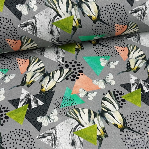 [VE-02642-001] Canvas Print Zebra Butterfly