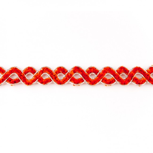 [KV-40838] Chenille Slinger met Zilver 20mm