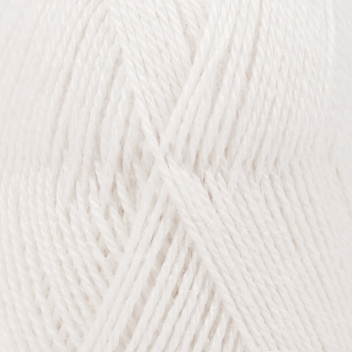 [438-1046101] DROPS ALPACA UNI COLOUR 101 white