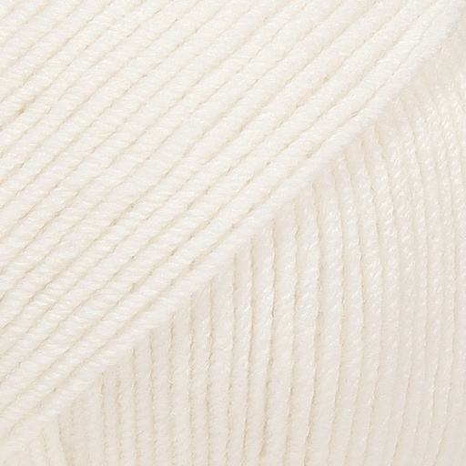 [438-105901] DROPS BABY MERINO UNI COLOUR 01 white