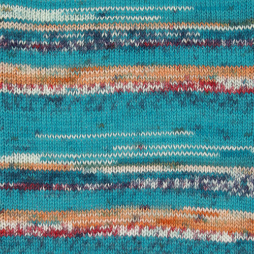 [438-1070162] DROPS FABEL PRINT 162 blue sea