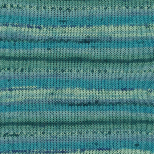 [438-1070340] DROPS FABEL PRINT 340 blue lagoon