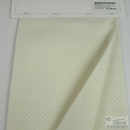 [AZ-DIANA-060] Decostof Jacquard 'Blokjes' Ecru