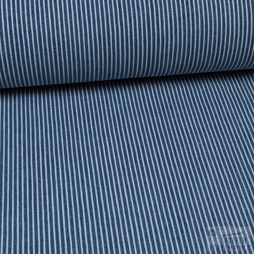 [KI-0658-052] Denim Stripe Blue & White