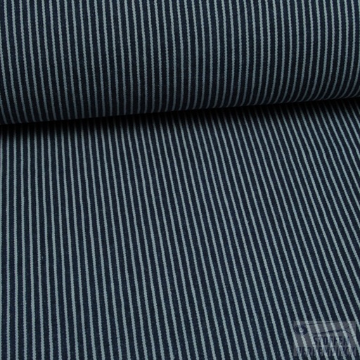 [KI-0658-060] Denim Stripe Navy & White