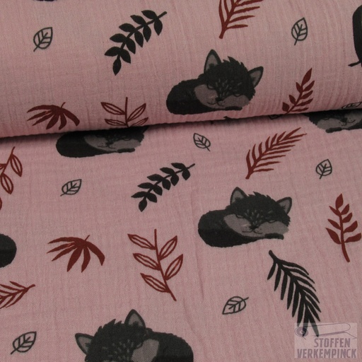 [POL-359001-20] Double Gauze 'SAM' Sleeping Roze
