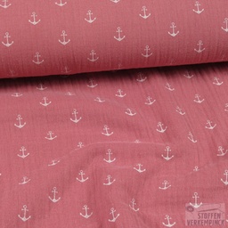 [VE-03598-007] Double Gauze Anchor Rose