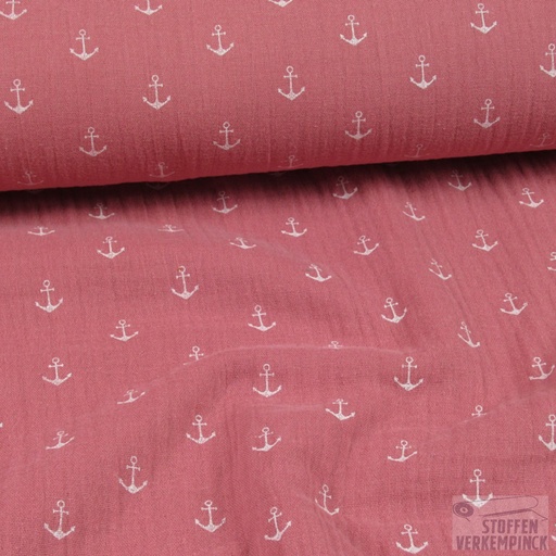 [VE-03598-007] Double Gauze Anchor Rose