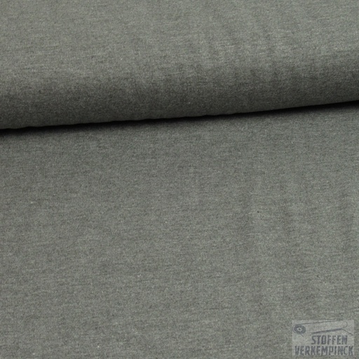 [POL-779512-965] French Terry Bamboo Mélange Dark Grey