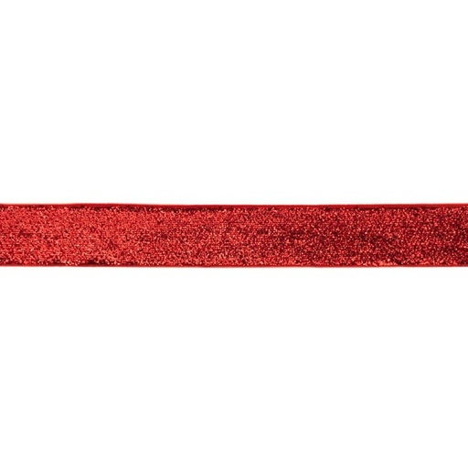 [KV-44323] Glitterband 25mm Rood