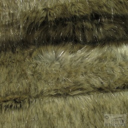 [QT-FU1063-055] Glittery Fur Taupe