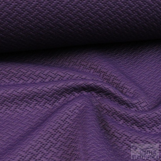[184-13104-003] Jersey Jacquard 3-laags Paars