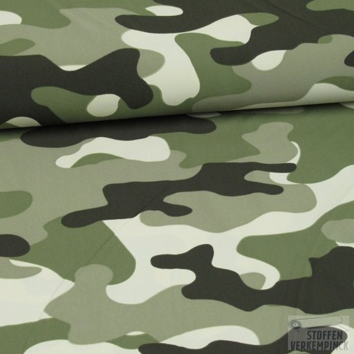 [KI-17506-215] Jersey Travala Camo Print Groen/Grijs