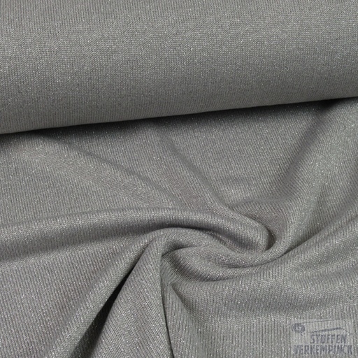 [MU-4871-1264] Jersey Viscose Lurex Grijs