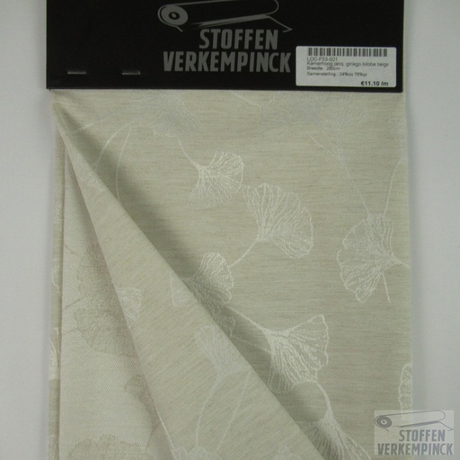 [LOC-F53-001] Kamerhoog jacq. ginkgo biloba beige