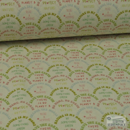 [MC-POPWISH-7002] Katoen Bio Print ' Save the Earth'