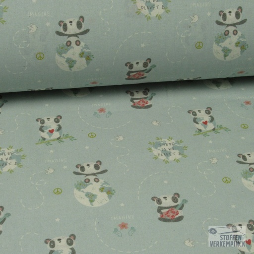[MC-POPWISH-7005] Katoen Bio Print 'No Planet B'