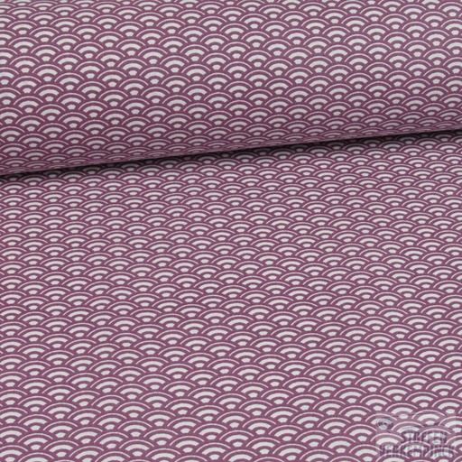 [DO-37SAIJOAAFH150] Katoen Print Boogjes Violet