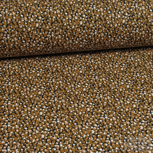 [DO-37MUCHOR150] Katoen Print Mucho Hazelnoot