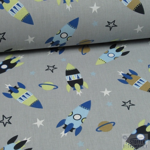 [DO-FUSEEKBMN37ARL] Katoen print 'Fusee' 2B