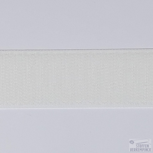 [EM-31330-101] Klittenband Naaibaar Haak 30mm Wit