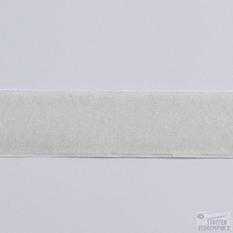 [EM-31421-101] Klittenband Zelfklevend Lus 20mm  Wit